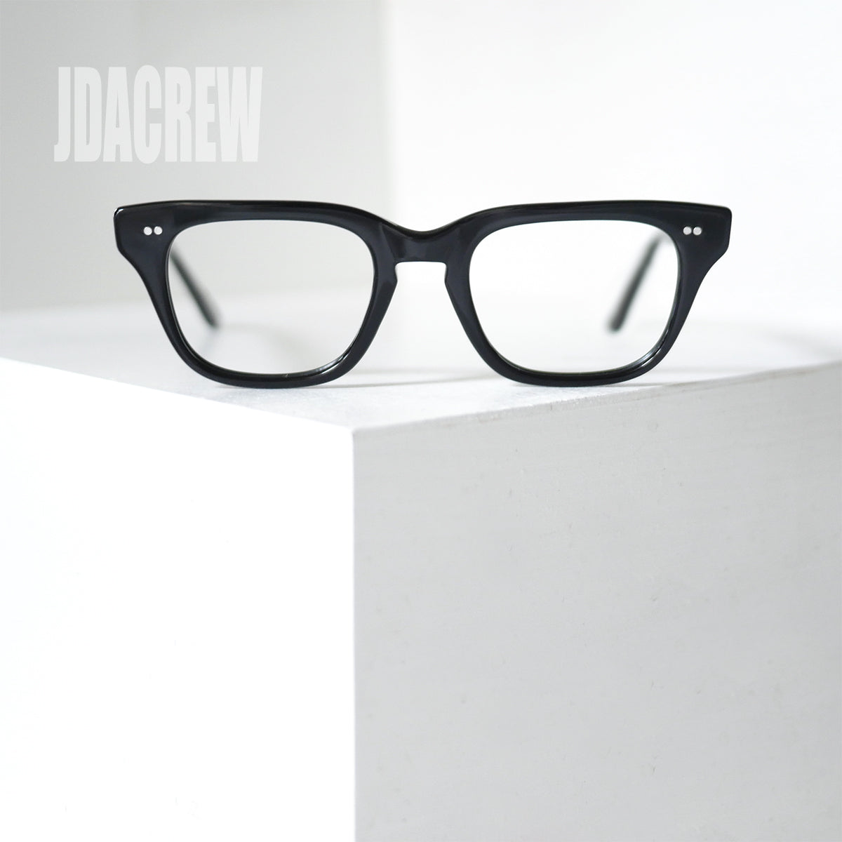 Shuron シュロン ブラック ホーンリム ウェリントン ヴィンテージメガネ