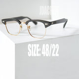 SRO DONNELLY 48/22 ウォルナッツカラーのブロー型眼鏡。12KGF金張り仕様、1950〜60年代製のデッドストックヴィンテージフレーム。