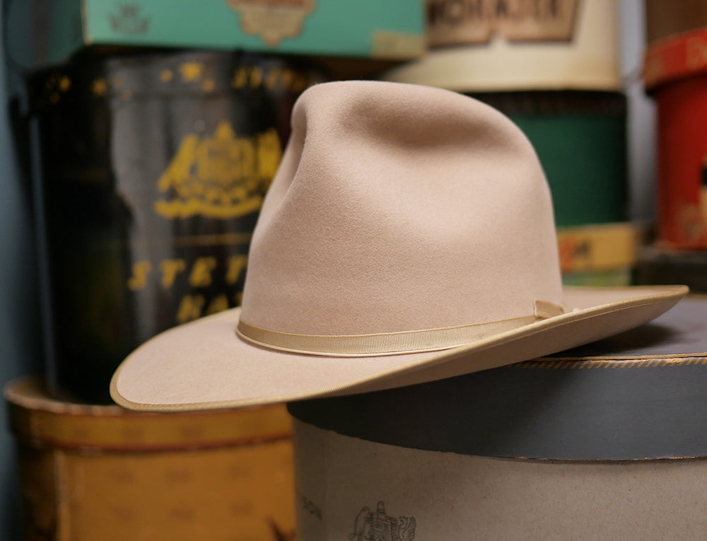 STETSON 3X OPEN ROAD 61CM オープンロード ステットソン 1960年代】Stetson 3X オープンロード ヴィンテージフェドラハット