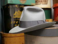 【Royal Deluxe Stetson】1950's ロイヤルデラックスステットソン・ライトグレー (58.2cm) ヴィンテージ