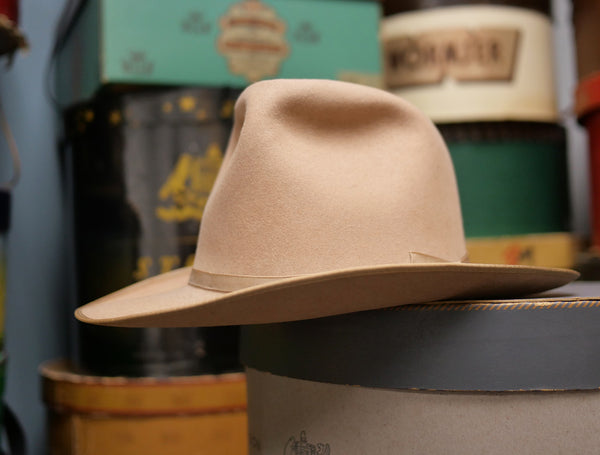 【ROYAL STETSON】1950s ストラトライナー・ベージュ (59cm) ヴィンテージハット