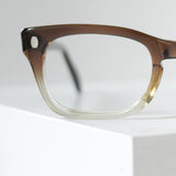 1950〜60年代製ヴィンテージ SWAN Big Boy ウェリントンメガネ ブラウン デッドストック USA製