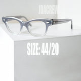 タートオプティカル Regency Eyewear カウントダウン 44/20。グレーフェードのホーンリム型ウェリントンフレーム。ゲイリー・オールドマン着用、1970年代ヴィンテージのデッドストック眼鏡。