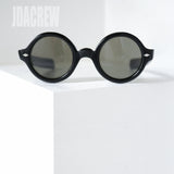 デイビット・ホックニー愛用  TEGE ヴィンテージ眼鏡 フランス製 1950年代 極太ラウンド 黒フレーム グレーレンズ