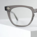 USS PI USセーフティー グラス ブラック ホーンリム ヴィンテージ メガネ