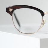 1950〜60年代 アメリカンオプティカル インフルエンシャル 12KGF コンビネーション ブロー型フレーム ブラウンストーン デッドストック