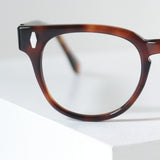 1960年代 アメリカ製 ヴィンテージ ホーンリム ウェリントン メガネフレーム アンバーカラー デッドストック ミッドセンチュリーデザイン