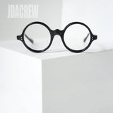 FRAME FRANCE 1960年代 ヴィンテージ メガネ REM 1411 ラウンド ブラック デッドストック 全体像