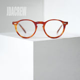 1960年代ヴィンテージ MAY OPTICAL フルヴュー P3型 ボストンメガネ ハニーアンバー 44/22 USA製 デッドストック