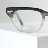 1960年代シュロン製ヴィンテージメガネ shuron mitch ホーンリム黒縁眼鏡