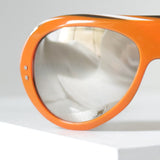 1970年代 Paris-Sol フランス製 ヴィンテージ アビエーター スキーサングラス オレンジトリコロール デッドストック