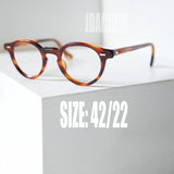 1960年代ヴィンテージ SRO No.285 アンバー ラウンドメガネ セルロイド製 42/22 USA製 デッドストック