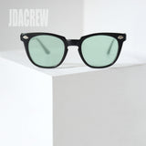 TITMUS Z87 48/20 MADE IN USA ヴィンテージサングラス ブラック ホーンリムウェリントン型 全体像