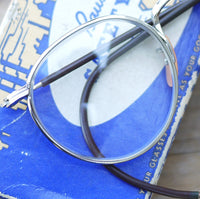 Bausch & Lomb B&L Vintage eyeglasses silver round