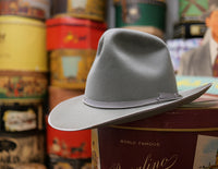 【ボルサリーノ】1950's Borsalino アレックス グレー ヴィンテージフェドラハット 帽子 ジョニーデップ メンズ