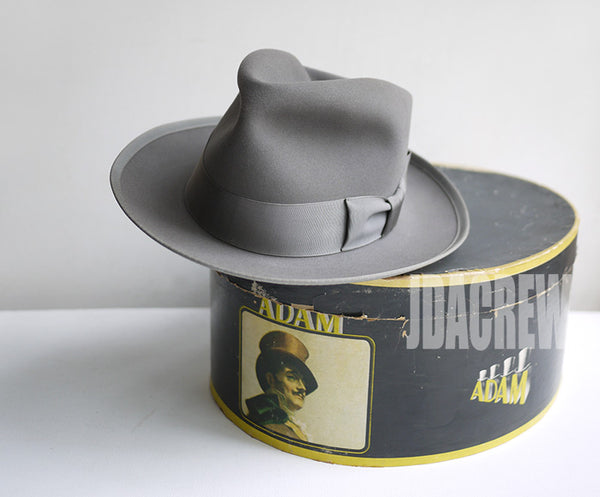 50s VINTAGE ADAM Exective 3/8 59cm - 帽子