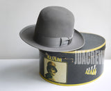 ADAM 1950s アダム エグゼクティブ グレー ヴィンテージフェドラハット 帽子