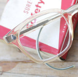 Vintage American Optical Eyeglasses Safety pink