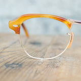 Bausch & Lomb B&L Amber Vintage Eyeglasses