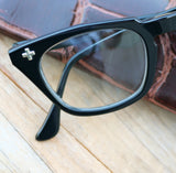 Vintage Bausch & Lomb Eyeglasses Safety Black
