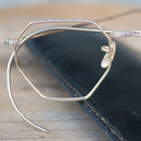 Bausch & Lomb B&L Vintage eyeglasses octagon gold