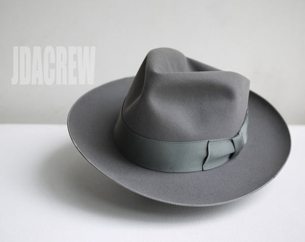 Borsalino】1950's ボルサリーノ TRIONFO・ グレー (59cm