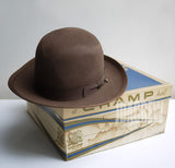 【Champ】1950's チャンプ・チョコレートブラウン (58.5cm) ヴィンテージフェドラハット