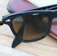 Vintage American Optical Eyeglasses Saratoga Sunglasses black