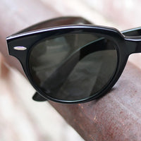 Bausch & Lomb B&L rayban dallas black Vintage sunglasses Gray