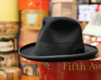 DUNLAP 1950s ダンラップ ホンブルグ ブラック ヴィンテージハット 帽子 通販