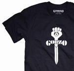 【GONZO】 オフィシャル フィストロゴ MONO・Tシャツ BLACK