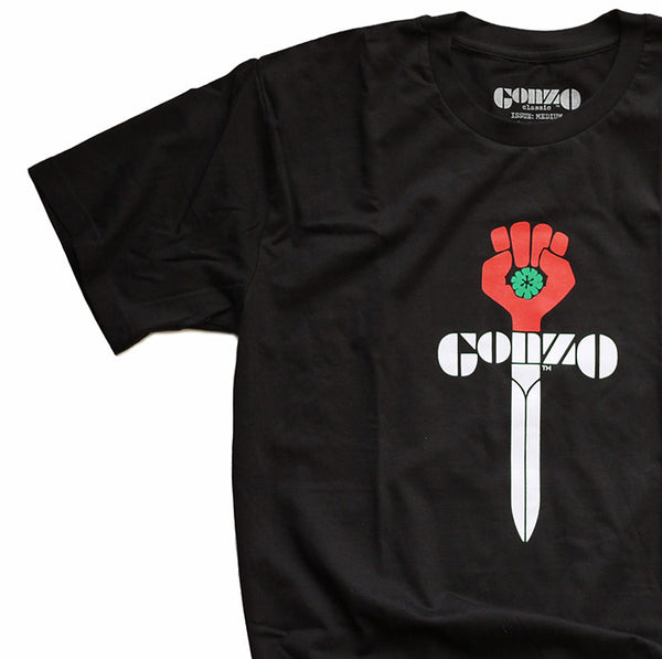 【GONZO】 オフィシャル フィストロゴ・Tシャツ BLACK