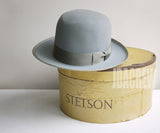 【ロイヤル ステットソン】1950's GOLD MEDAL ウィペット・グレー ヴィンテージフェドラハット 帽子