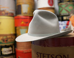 【STETSON】1950s ステットソン 3X オープンロード・グレー  ヴィンテージフェドラハット メンズ 帽子 フェドラ帽