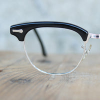 Vintage Shuron Eyeglasses ronsir black
