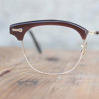 Vintage Shuron Eyeglasses ronsir brown