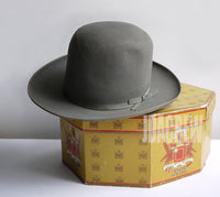 【ROYAL STETSON】1950s ストラトライナー・カーキグリーン ヴィンテージフェドラハット 中折れ帽子
