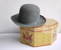 【ROYAL STETSON】1950s ストラトライナー・グレー ヴィンテージフェドラハット 帽子
