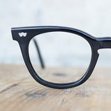 Vintage wilkie Eyeglasses black horn rimmed